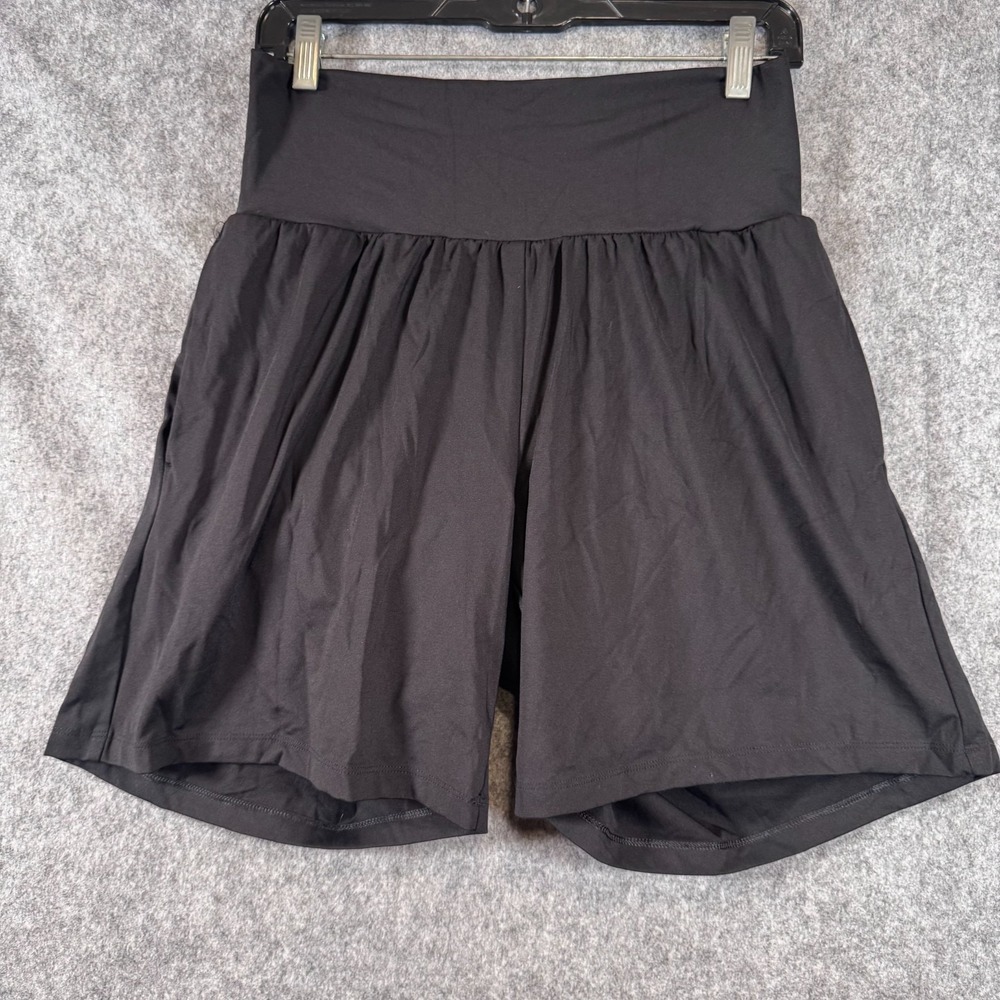 Halara Softlyzero Airy High Rise Shorts Womens Large Black 7"